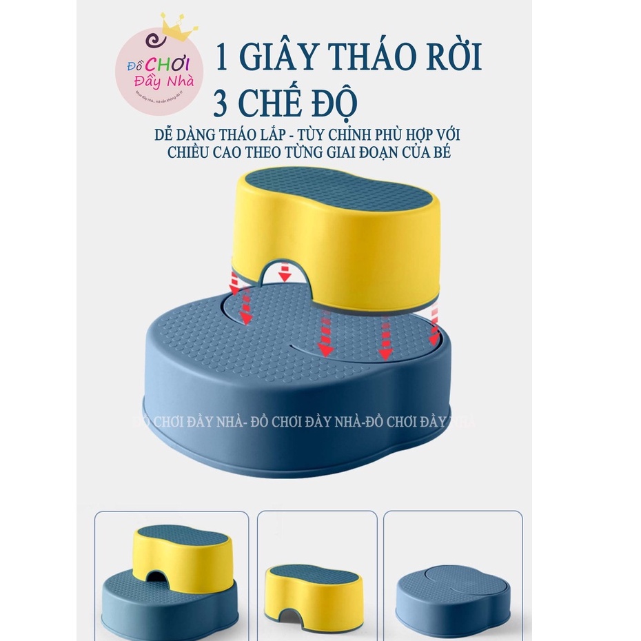 Ghế tự lập, Bệ đứng tự lập 2in1 cho bé (CAO CẤP) - Đồ chơi đầy nhà