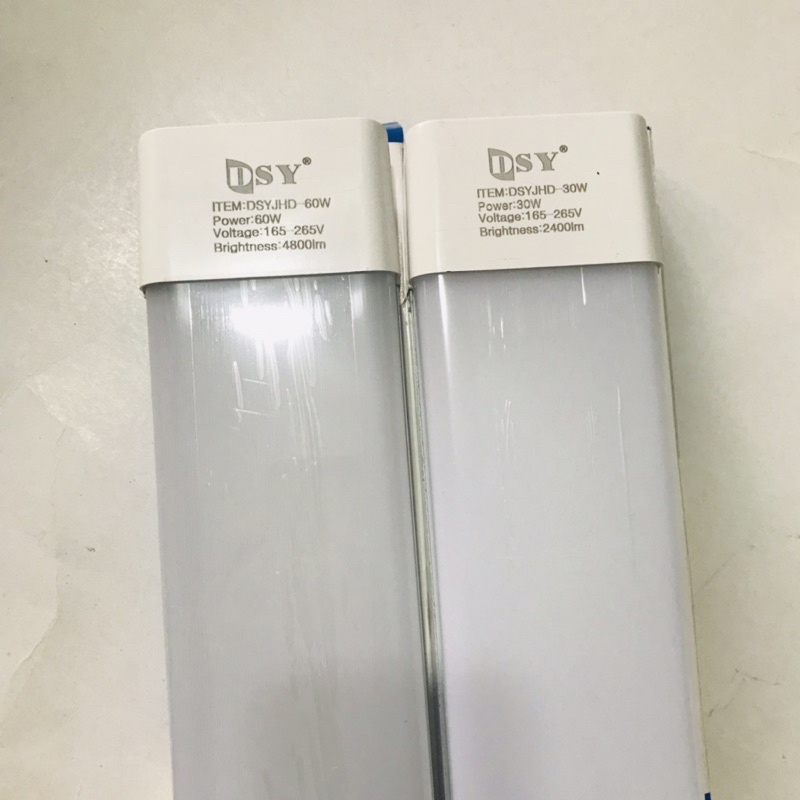 Đèn led bán nguyệt 1m2 6 tất 60w 36w siêu sáng, đèn tuýp led liền máng bán nguyệt