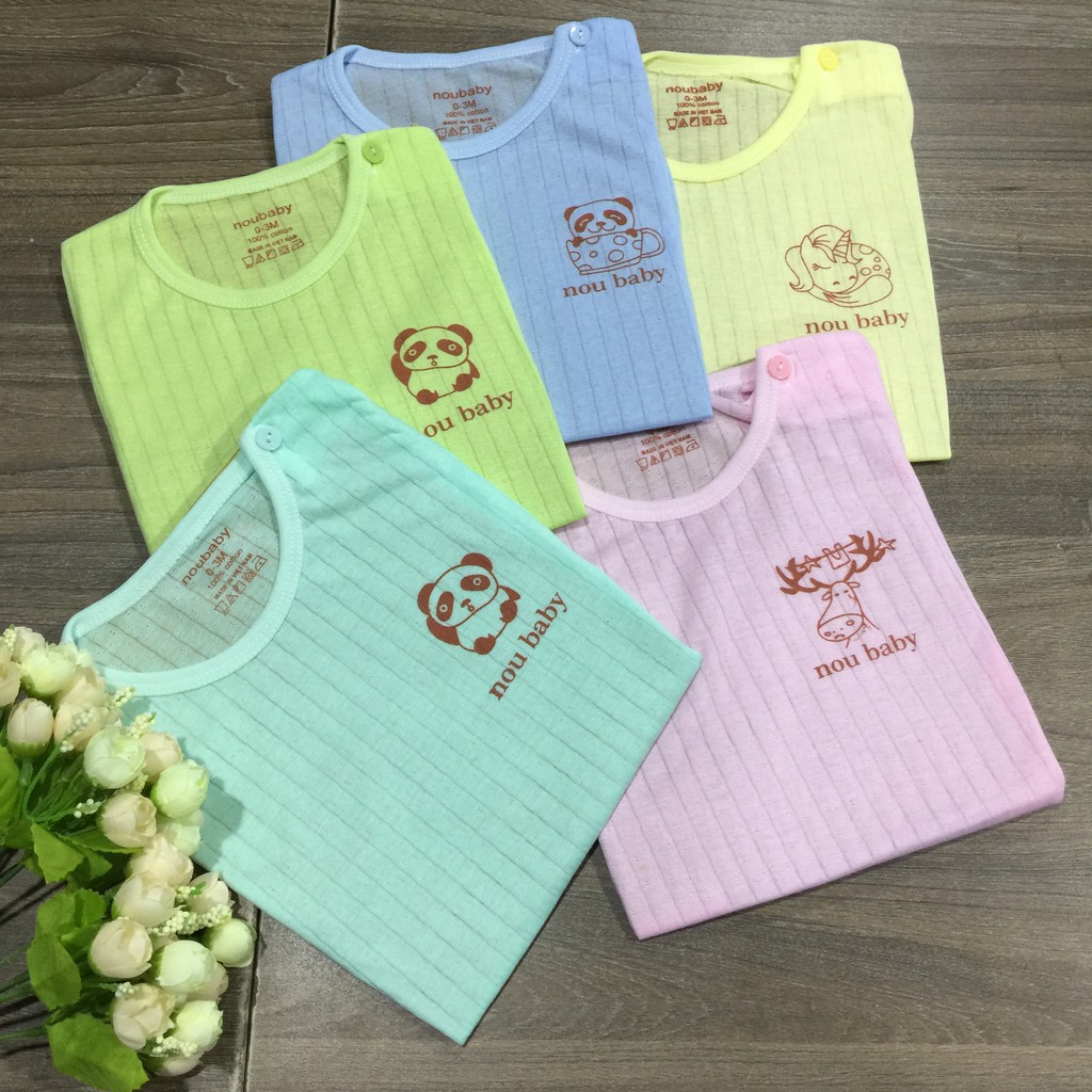 Bộ quần áo trẻ em cotton giấy cộc tay (HN 517)