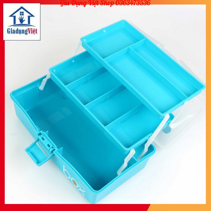 Hộp Dụng Cụ Đa Năng 3 Tầng Thông Minh T BOX - Cốp Đựng Đồ 3 Tầng Thông Minh