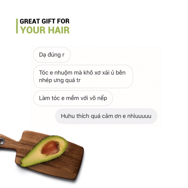 Hair Mask - Mặt Nạ Ủ Tóc Bơ