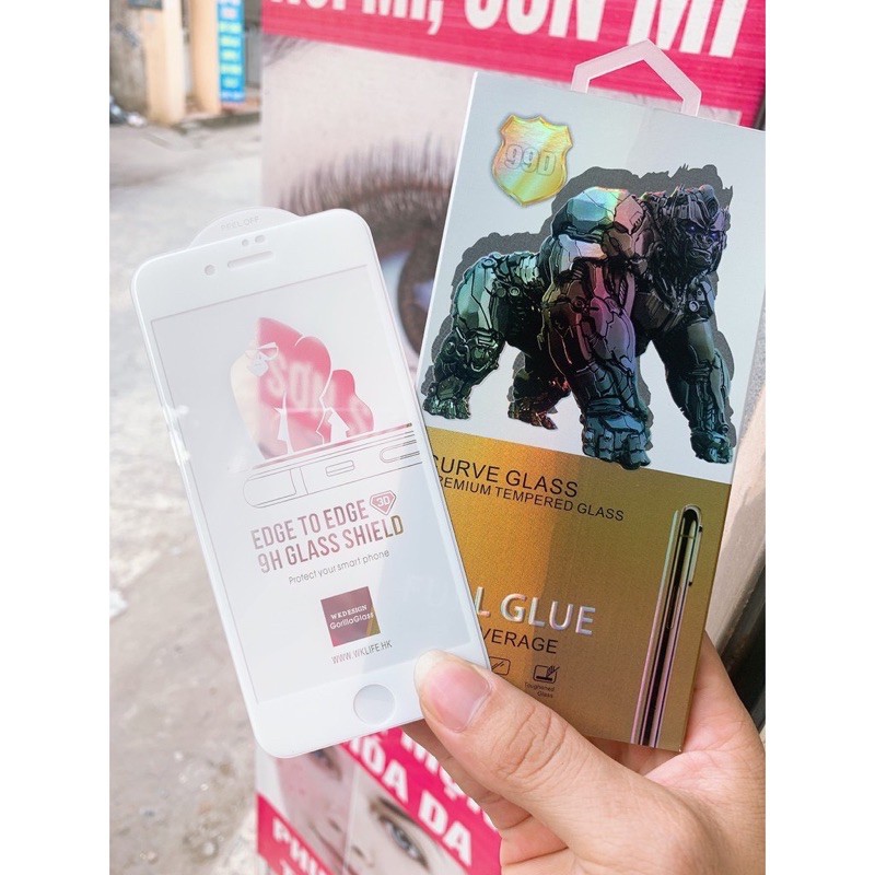 Kính Cường Lực 3D King Kong iphone 6/7/8/Plus/X/11/12/13/114/15/Plus/Pro/Pro max