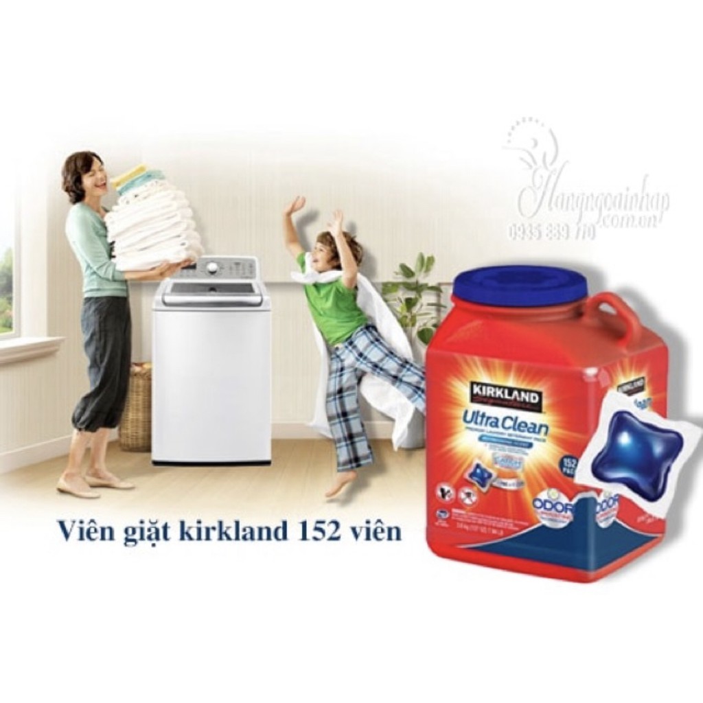 [CHÍNH HÃNG] Viên Giặt Ultra Clean 152 Viên