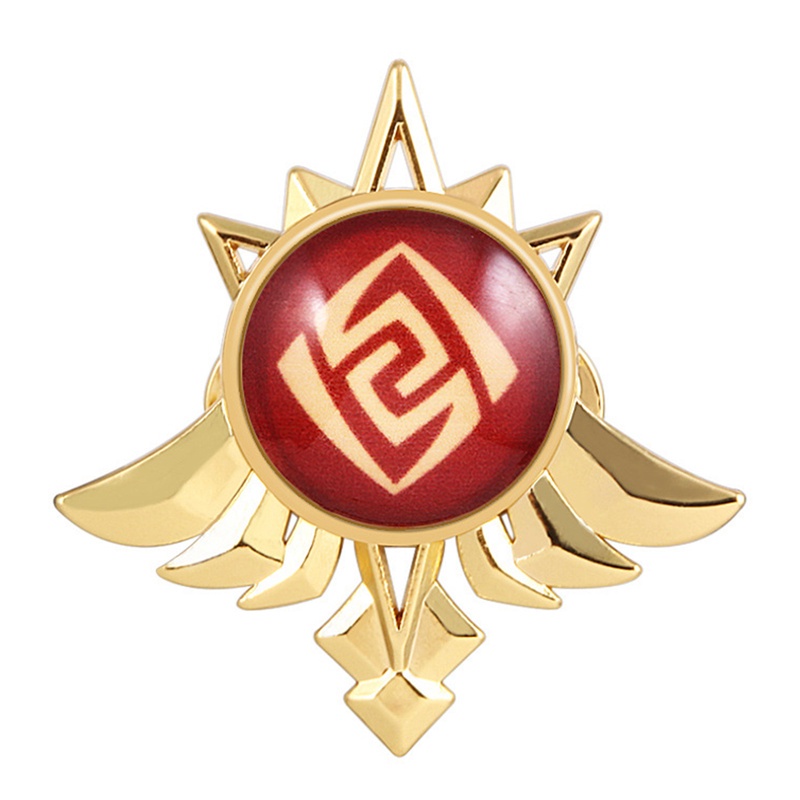 Tmdbyx Huy Hiệu Cài Áo Hình Đôi Mắt Genshin Impact