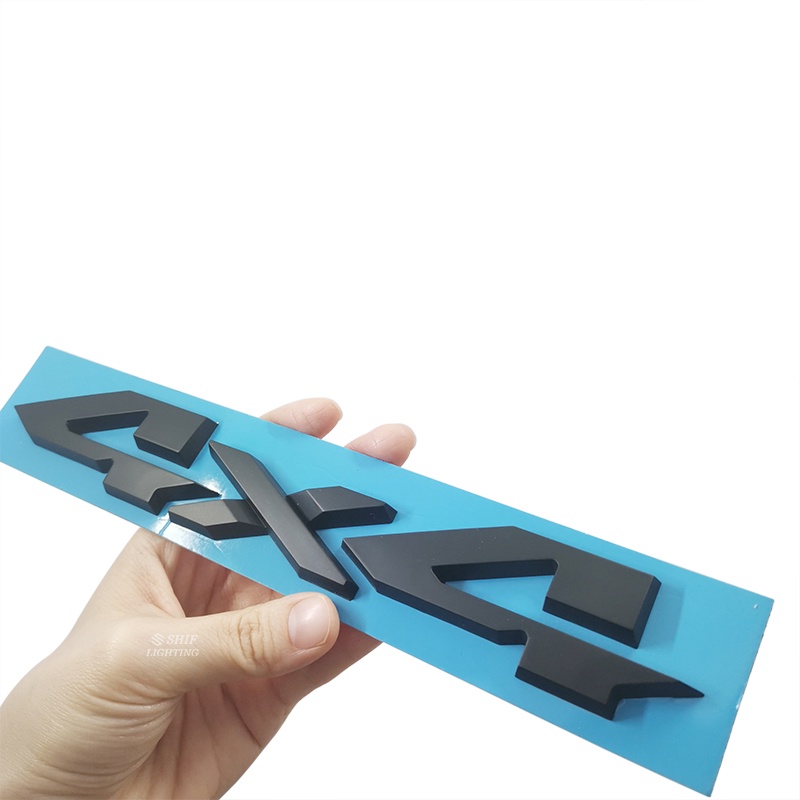 1 Miếng Dán Trang Trí Cốp Sau Xe JEEP DODGE FORD 4X4 4 X 4 Chất Liệu ABS