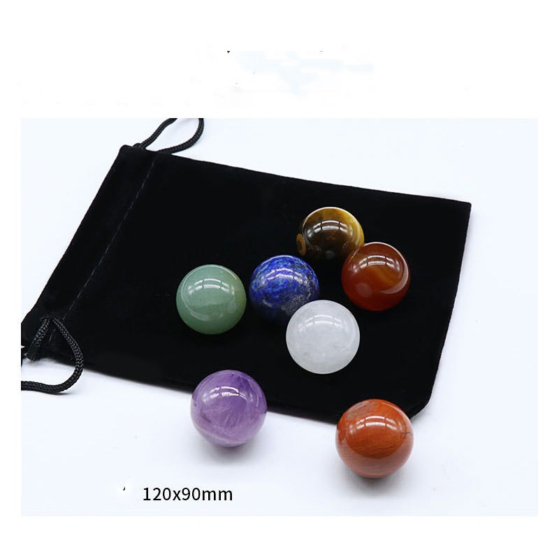 Hộp Combo 7 Viên Đá Phong Thủy Chakra và Chakela