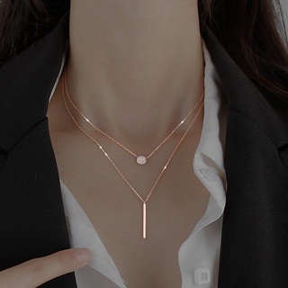 Vòng cổ bạc 925 không phai màu thời trang cho nữ
