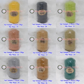 Sợi simply cotton (58k/cuộn/150 gram)