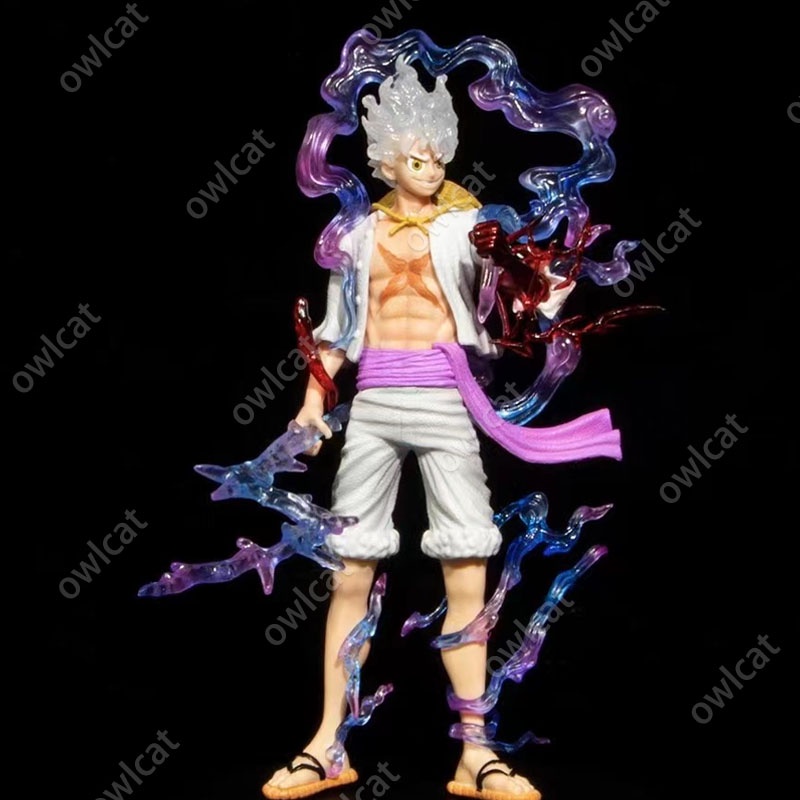 Figure One Piece Gear 5 Luffy  21cm Monkey D Luffy PVC Figure Wano Version Gear Fifth Wanokuni Anime Onepiece Straw Hat Pirate Mô Hình Nhân Vật