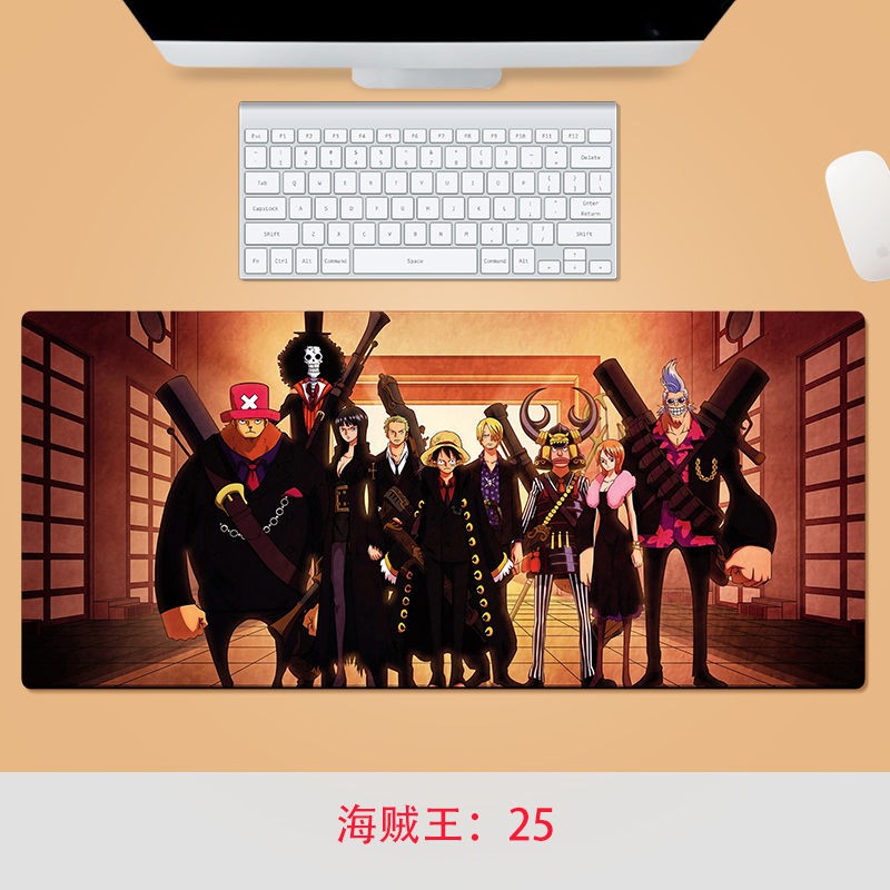 Tấm lót bàn phím size lớn sáng tạo hoạ tiết hoạt hình Anime One Piece theo yêu cầu cá nhân