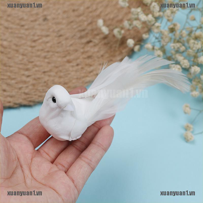 1 Chú Chim mini Bằng Xốp Nhân Tạo Trang Trí mini 1 Cái