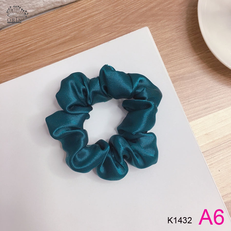 ( Size nhỏ) Dây buộc tóc, cột tóc scrunchies nhiều màu thời trang Orin K1432