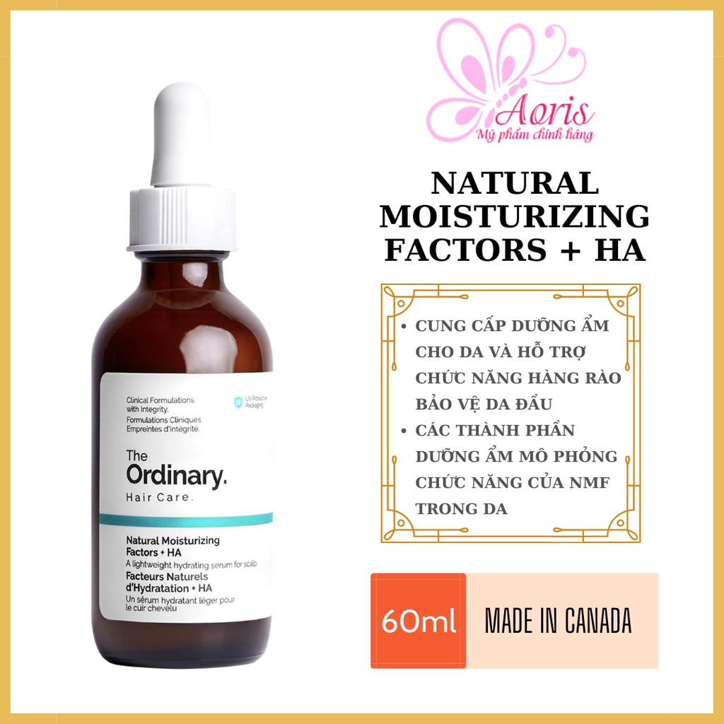 Serum dưỡng tóc The Ordinary Natural Moisturizing Factors + Hyaluronic Acid -  60ml