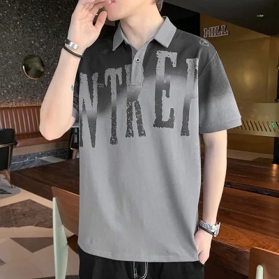 Áo polo cotton Ngắn Tay Màu Sắc Tương Phản Thời Trang Mùa Hè Cho Nam