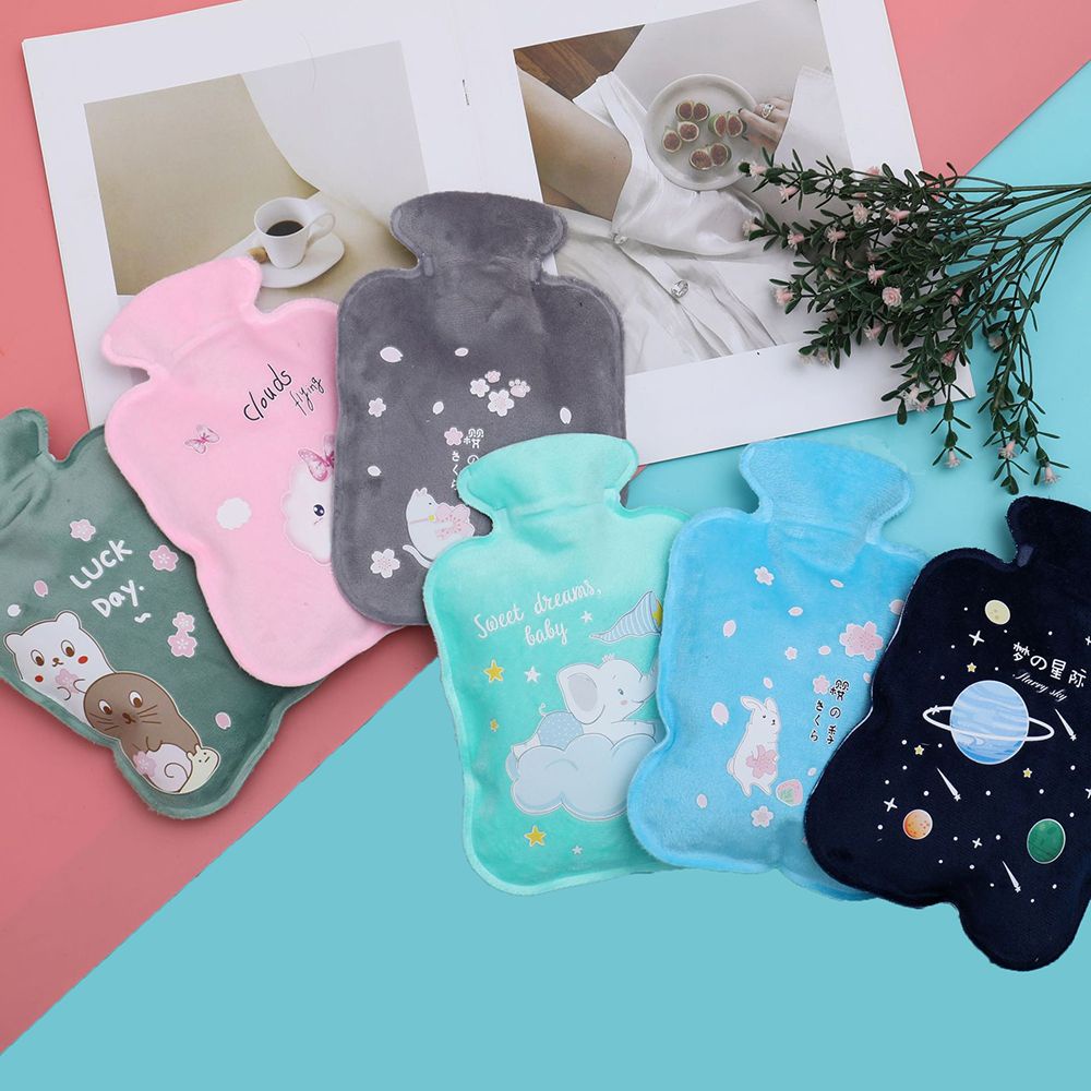 Túi chườm nước nóng mini chống nổ hình hoạt hình dễ thương xinh xắn nhiều màu sắc