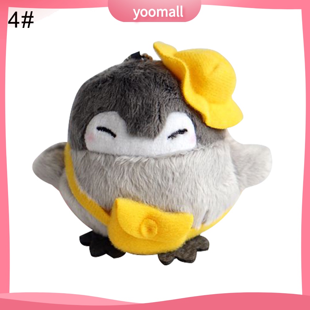 Thú Nhồi Bông Hình Chim Cánh Cụt 7cm Mềm Mại Trang Trí Túi Xách