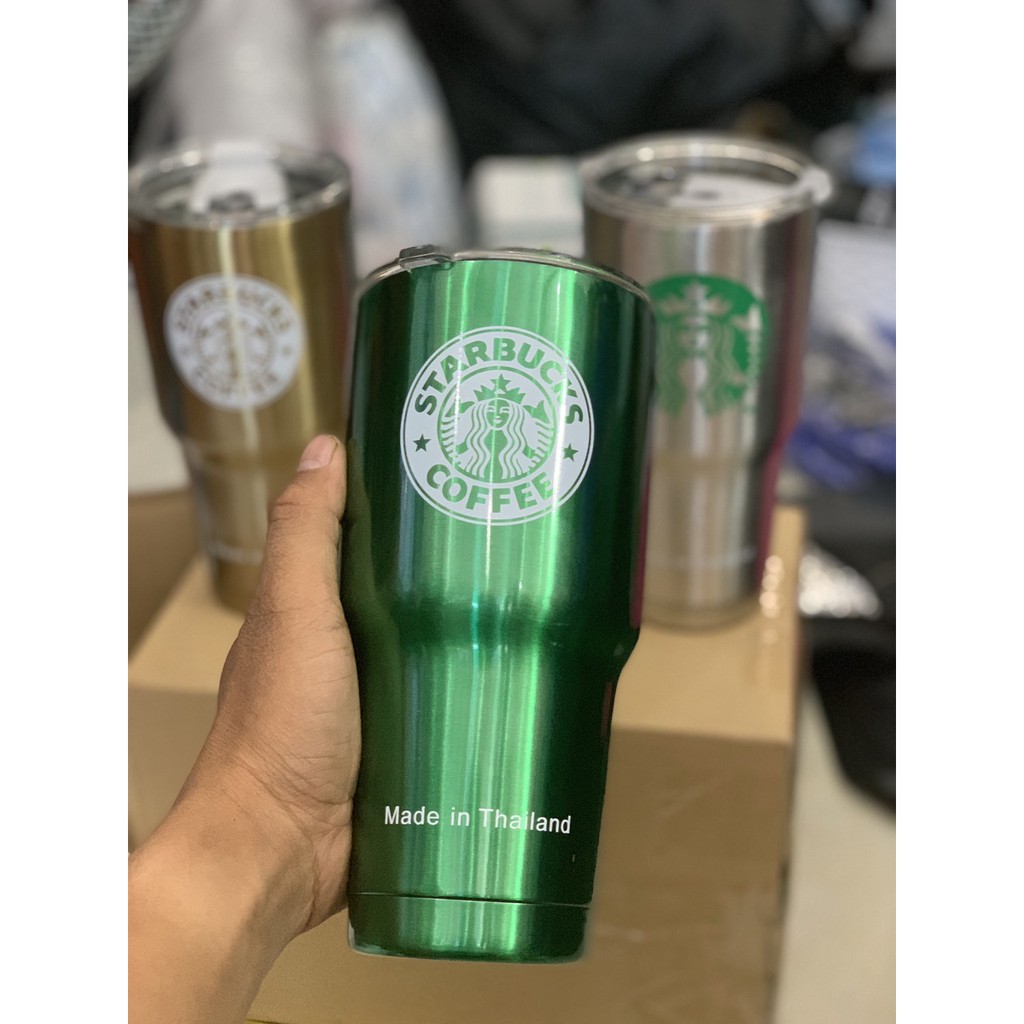 Ly giữ nhiệt Thái lan starbuck 900ml (kèm túi kèm ống hút) (màu ngẫu nhiên) | WebRaoVat - webraovat.net.vn