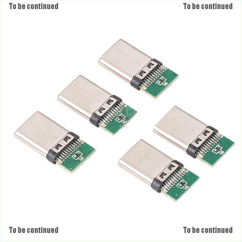 Set 5 Giắc Cắm Usb 3.1 Type C