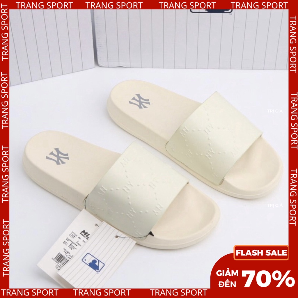 Dép MLB chunky mound dia monogram cặp đôi nam nữ FULLBOX