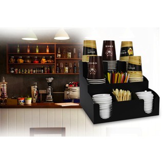 Kệ đựng ly take away 9 ngăn 2 tầng cao cấp