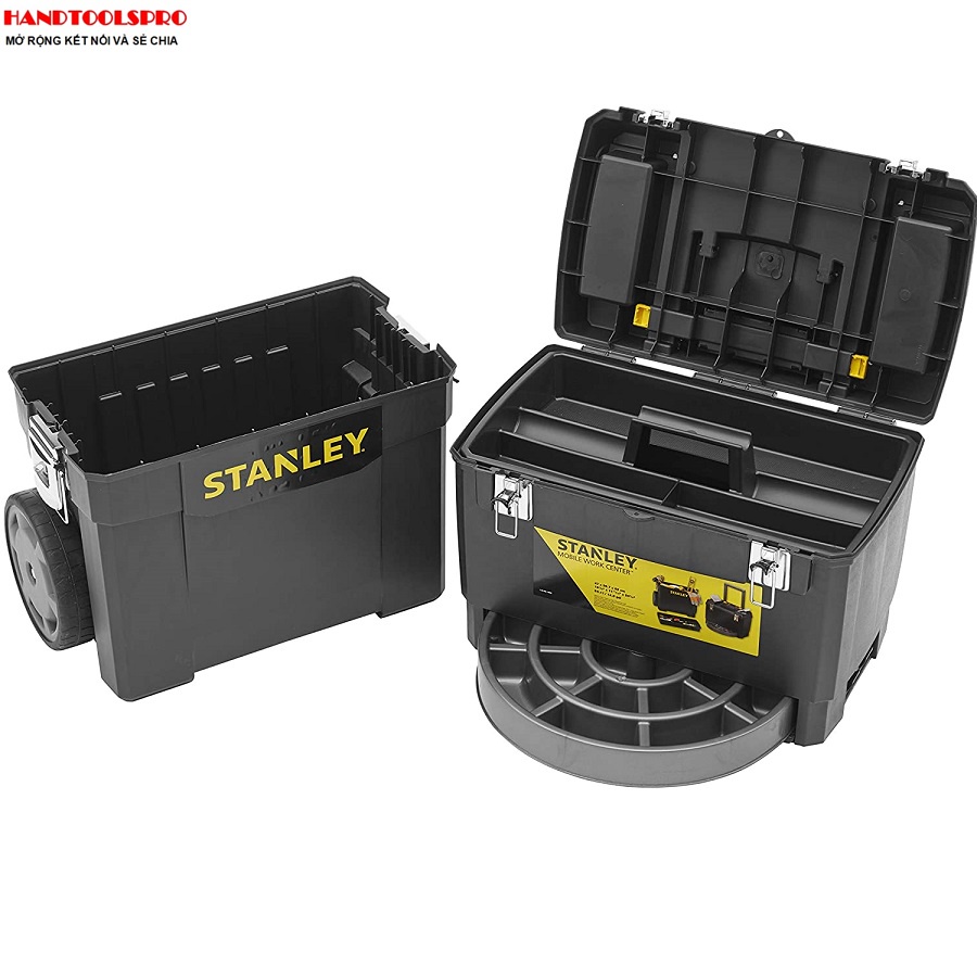 Thùng đựng dụng cụ có tay kéo 480x290x630mm Stanley 1-93-968
