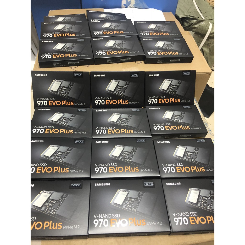 Ổ cứng SSD M2-PCIe 500GB Samsung 970 EVO Plus NVMe 2280