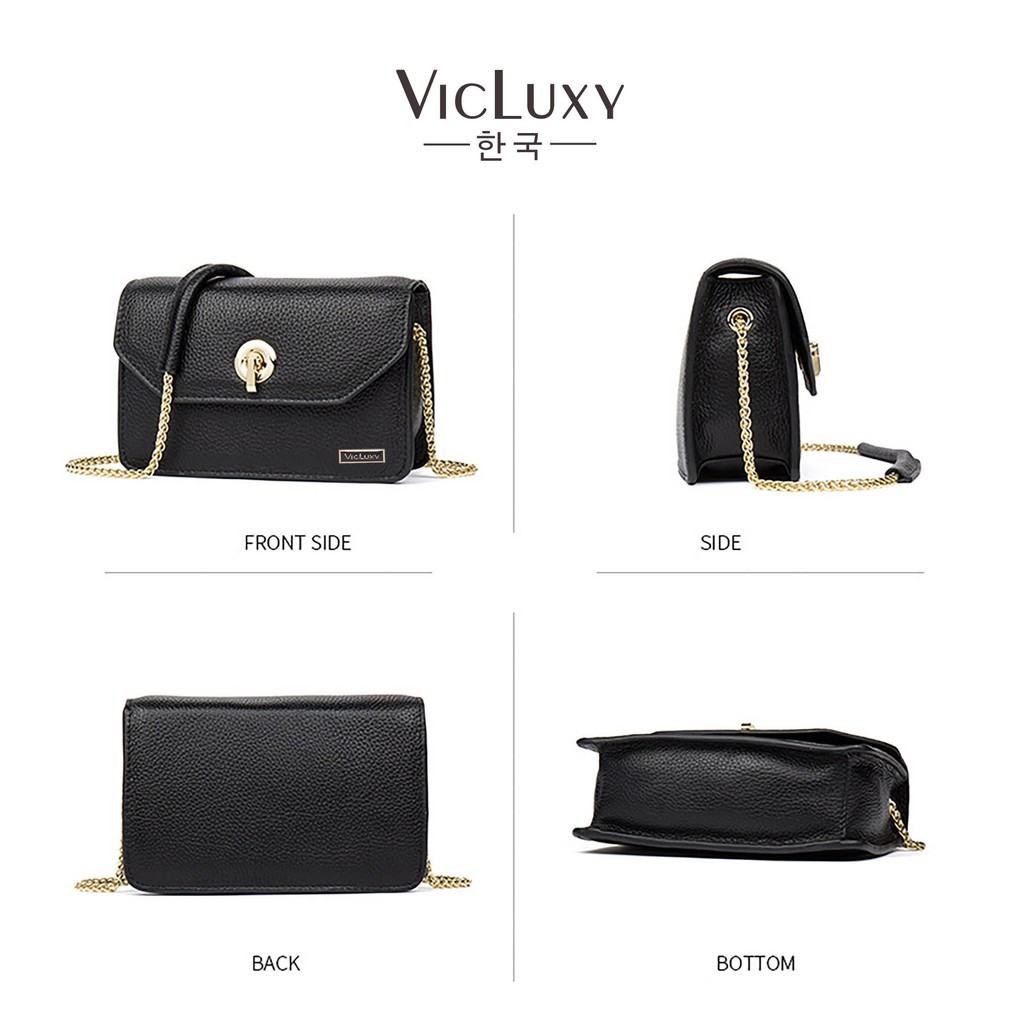 Túi xách nữ da thật cao cấp Vicluxy VT20058