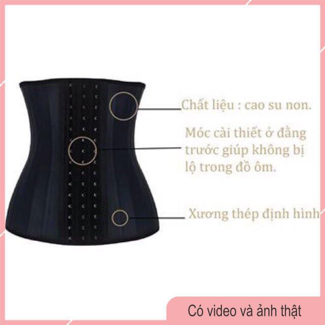 Đai Latex Gen Bụng Định Hình Chuẩn 9 Xương