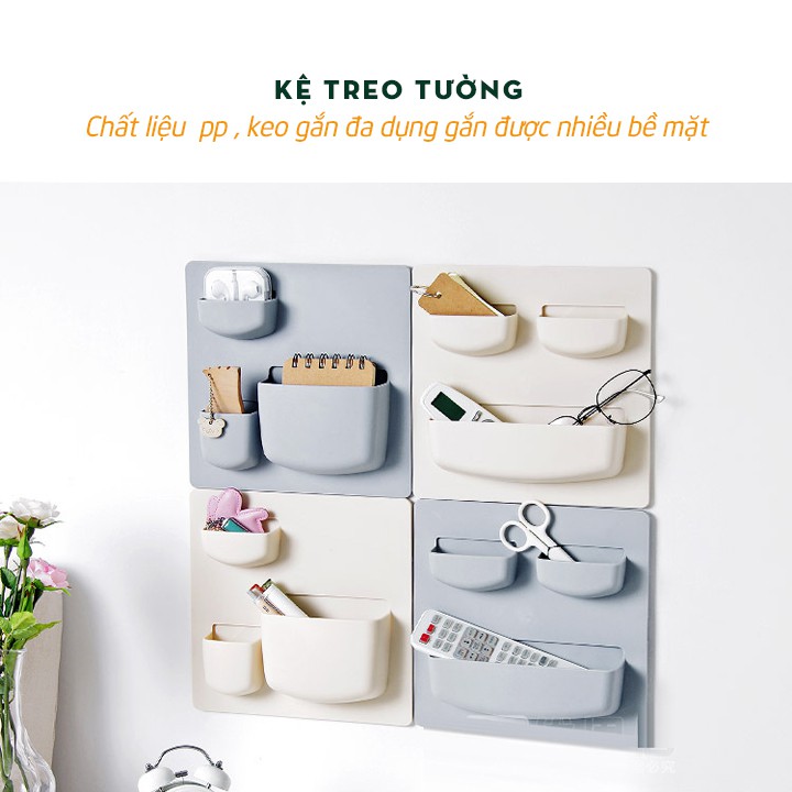 Kệ dán tường PVC đa năng dán tủ lạnh, phòng tắm, nhà bếp BETA HOME B006