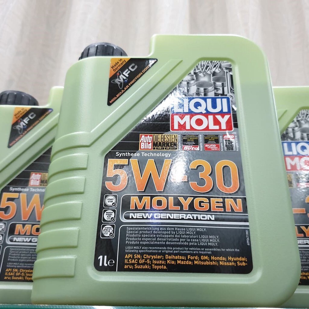 NHỚT LIQUI MOLY MOLYGEN 5W30, 5W40 - Nhớt xe tay ga FULL TỔNG HỢP