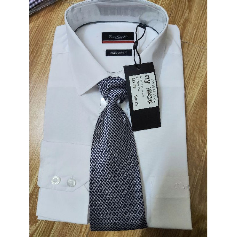 Set áo sơmi kèm cà vạt Pierre cardin- Hàng nhập Anh
