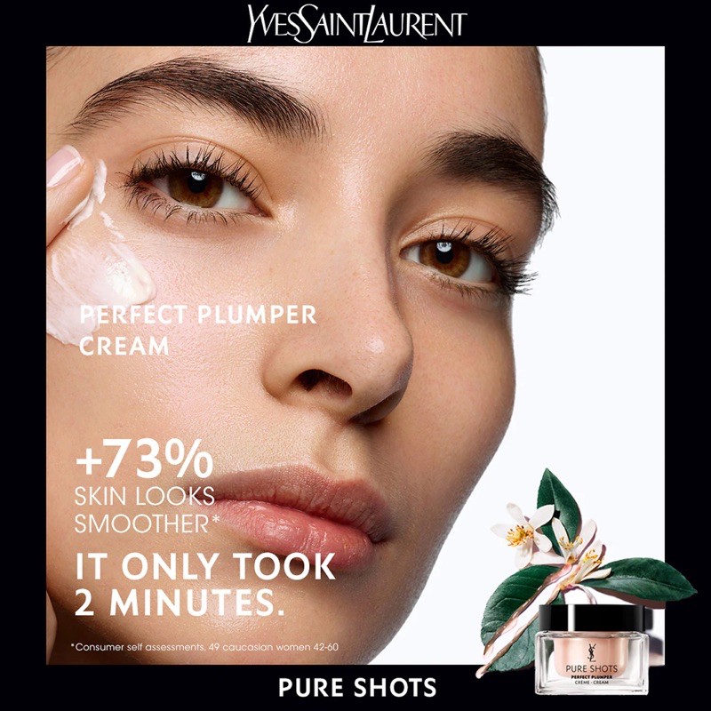 Kem dưỡng chống lão hoá, căng da ysl pure shots perfect plumper cream 7ml