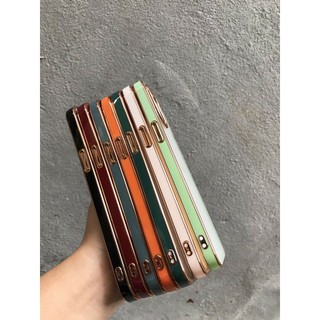 Ốp lưng kst viền vuông giả iphone 12 cho iphone 7 plus/ 8 plus/ xs/ xs max/ 11/ 11 pro/ 11 pro max lưng trong siêu đẹp