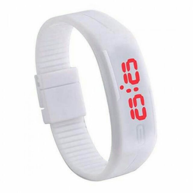Đồng hồ silicon kiêm vòng đeo tay đèn led | BigBuy360 - bigbuy360.vn