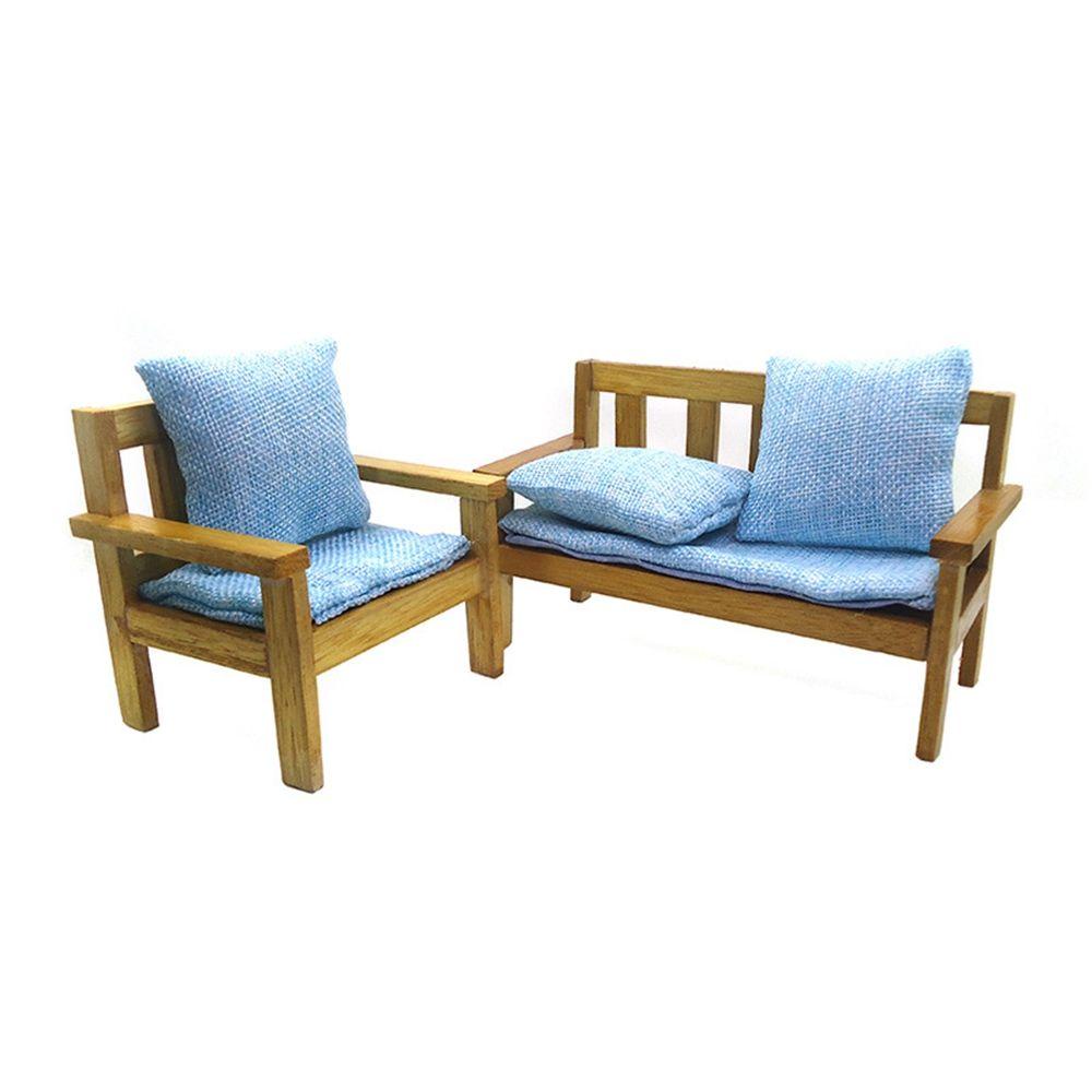 Ghế Sofa Gỗ Mềm Mini Màu Sắc Cầu Vồng