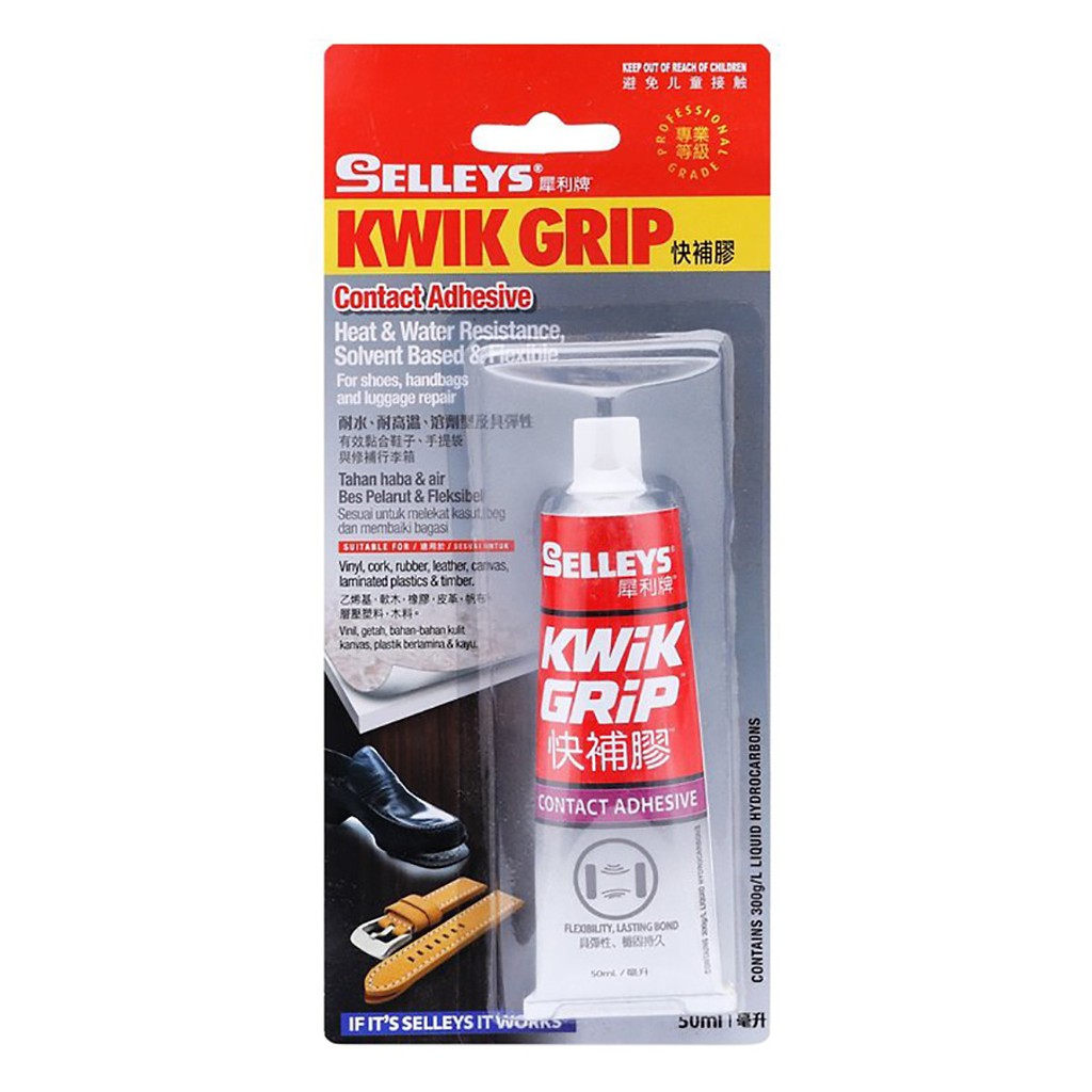 Keo dán giày, đồng hồ Selleys Kwik Grip 50ML