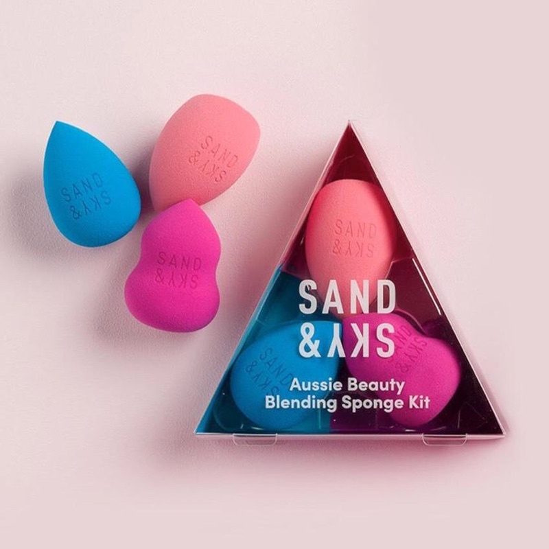 Bộ bông mút trang điểm Sand &amp; Sky Blending Sponge Trio