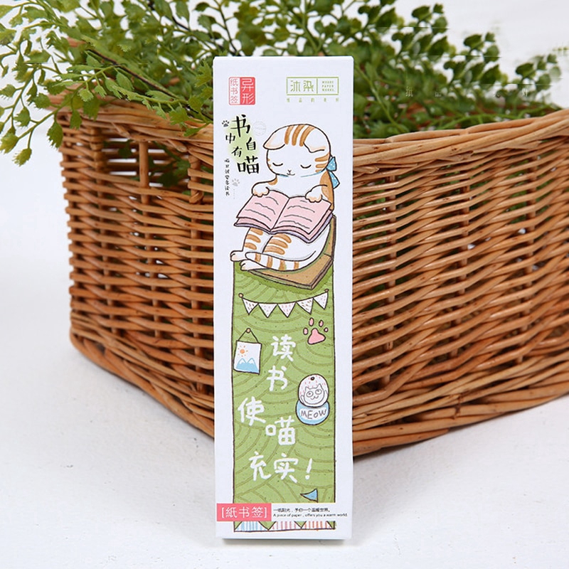30 bookmark hình mèo dễ thương
