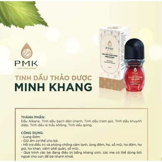 Tinh Dầu Thảo Dược Long Đờm _Ho_Sổ Mũi Phúc Minh Khang