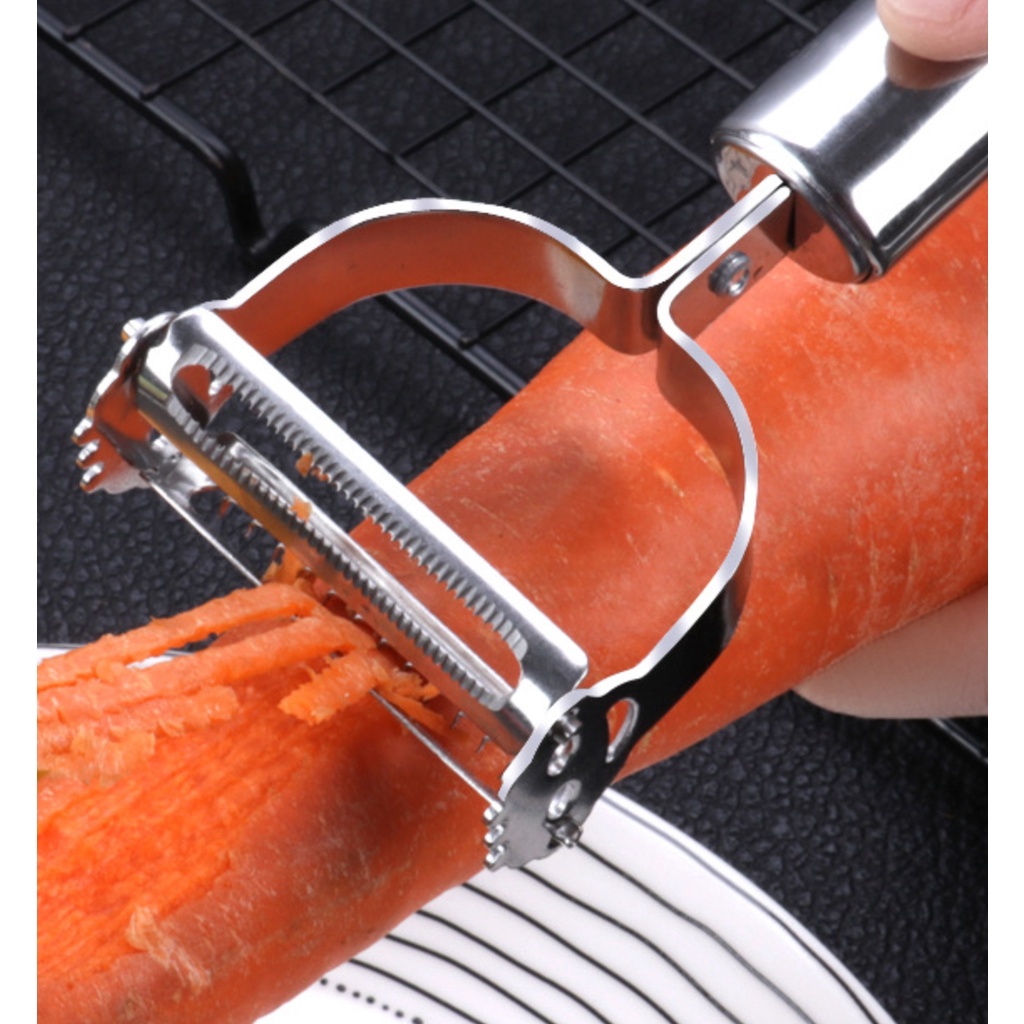 [FREESHIP] Bộ 3 dao tỉa nạo rau củ đa năng bằng inox - vô cùng tiện lợi