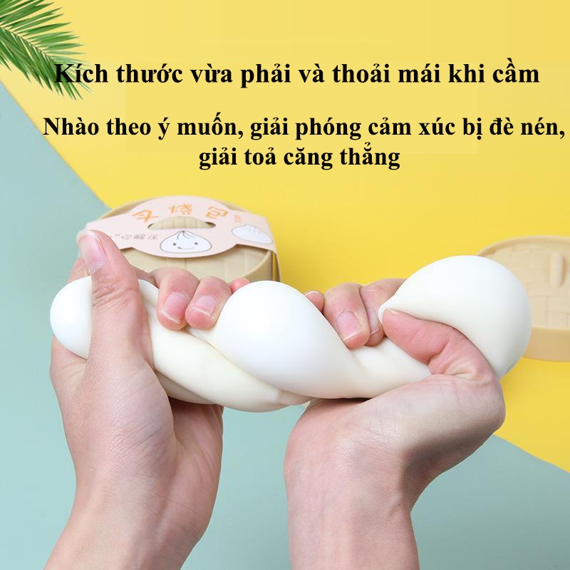 Đồ Chơi Giảm Stress, Bánh Bao Đồ Chơi Xả Stress Co Giãn Hot Tiktok, đồ chơi giải nén