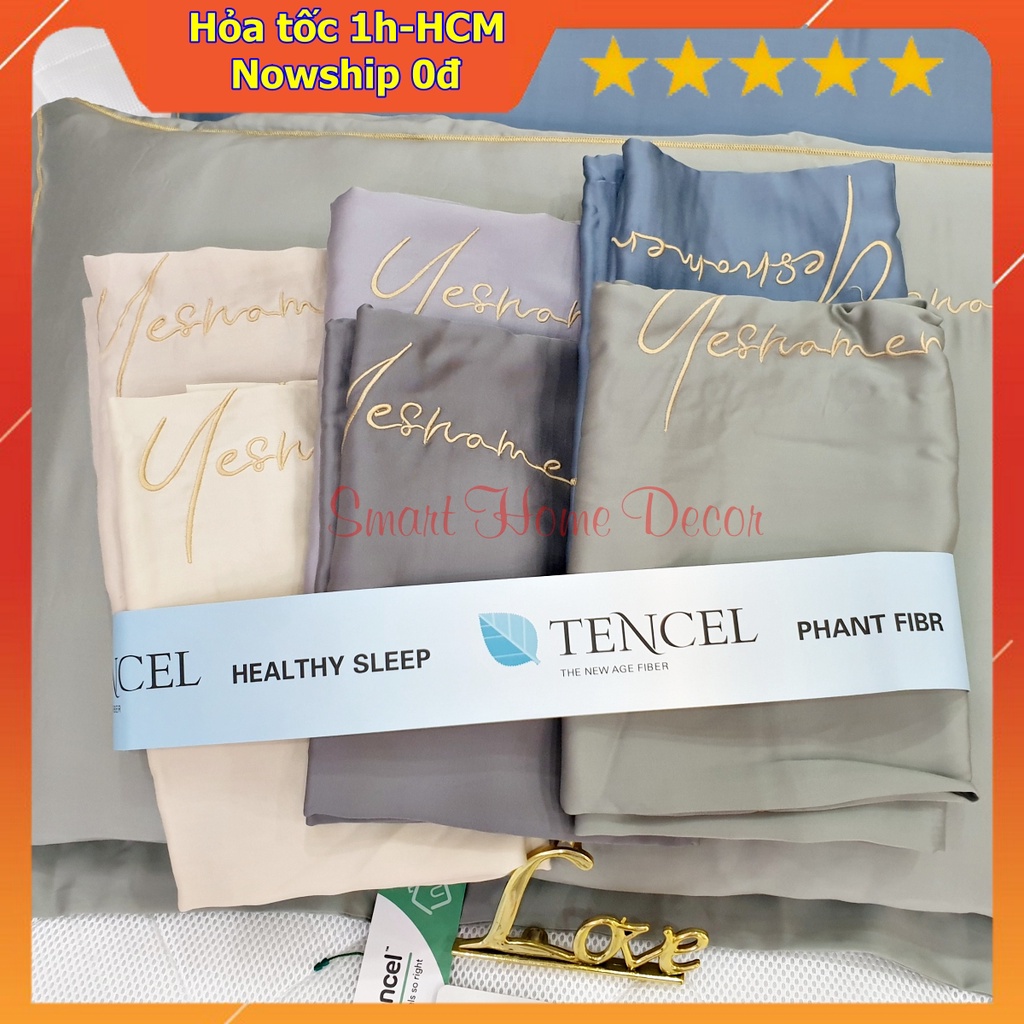 Vỏ gối nằm 50x70cm,lụa 100%Tencel 60S, cao cấp nhất thị trường, siêu mềm mát mịn (Ảnh shop tự chụp) | BigBuy360 - bigbuy360.vn