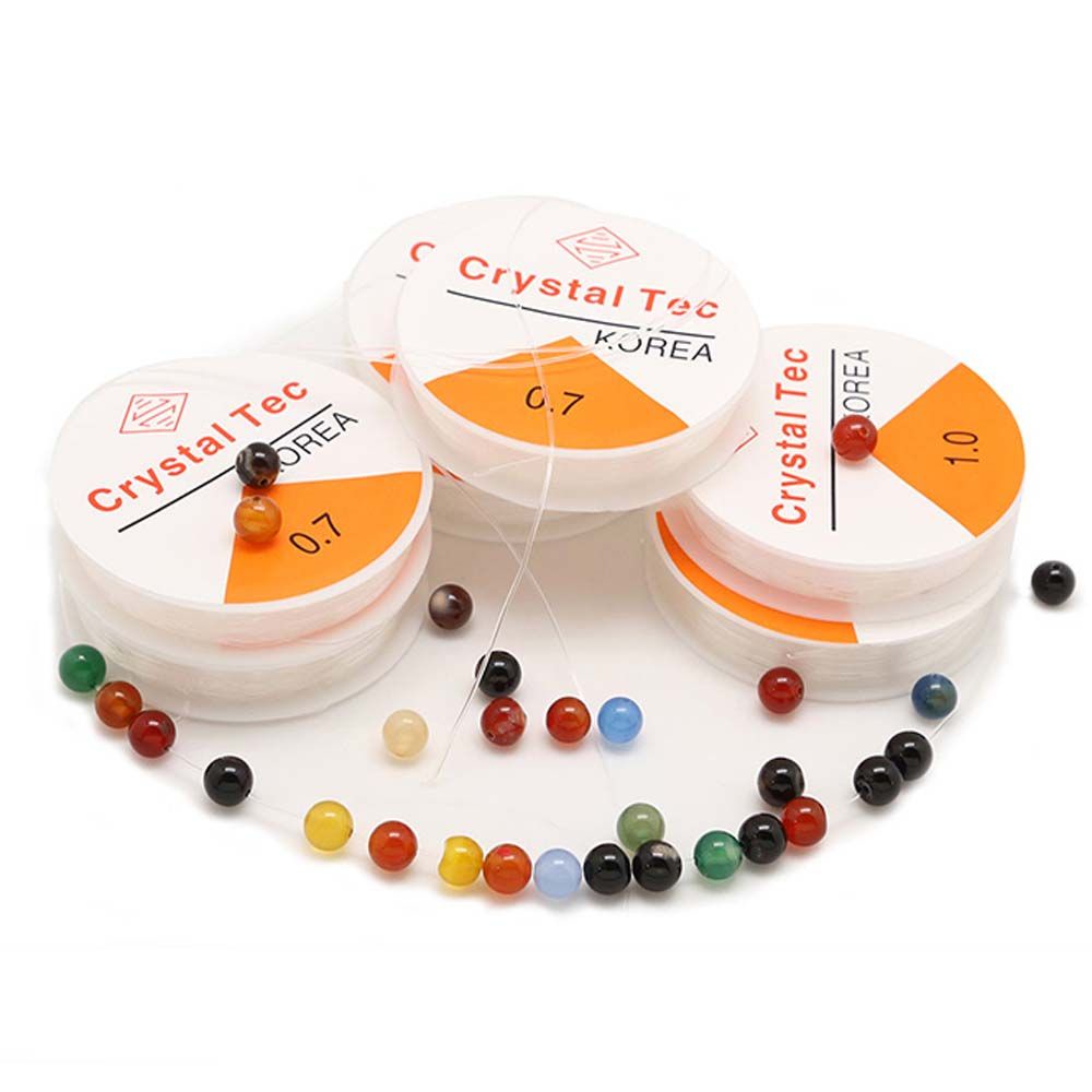 Cuộn dây cước trong suốt chuyên dụng làm trang sức thủ công 0.5-1.0MM