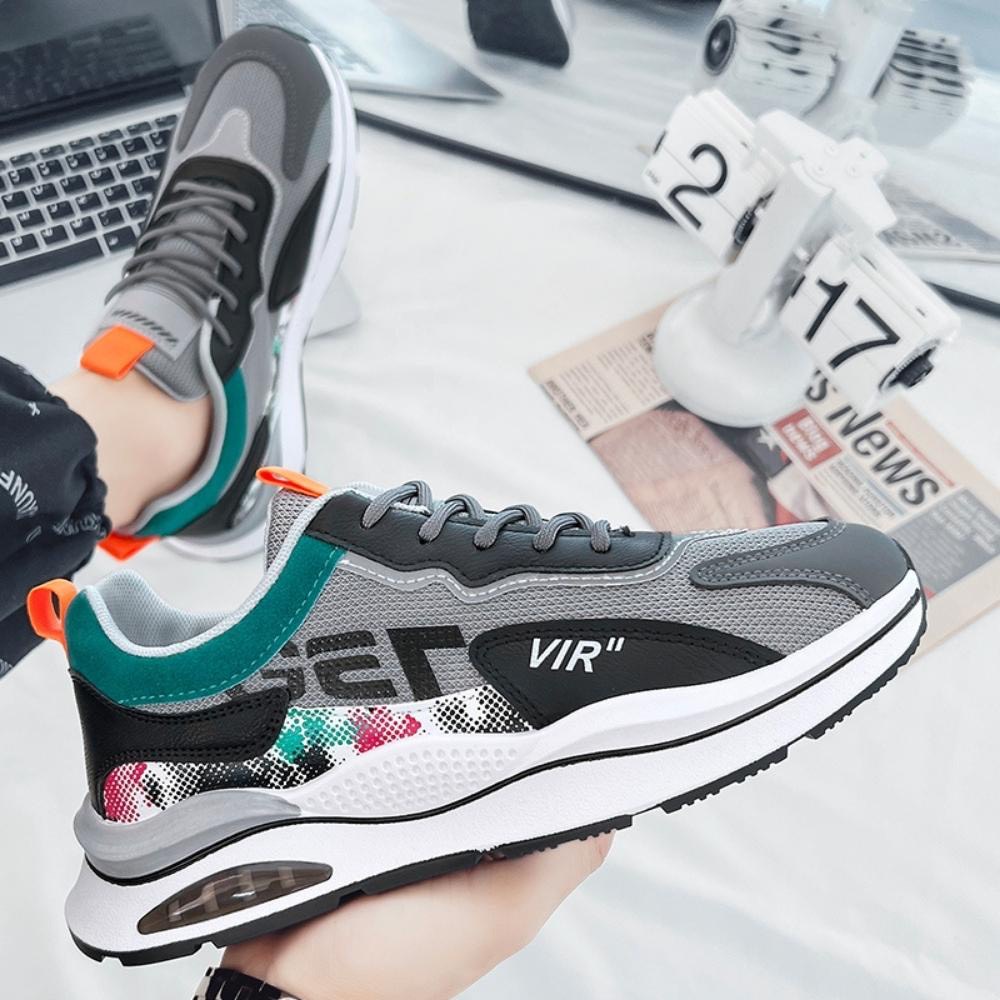 Giày nam sneaker VIR Đế tăng chiều cao phối màu cực đẹp