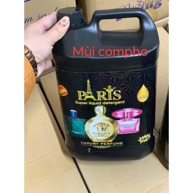 Nước giặt paris loại 5 lít hương hoa Pháp thớm ngát