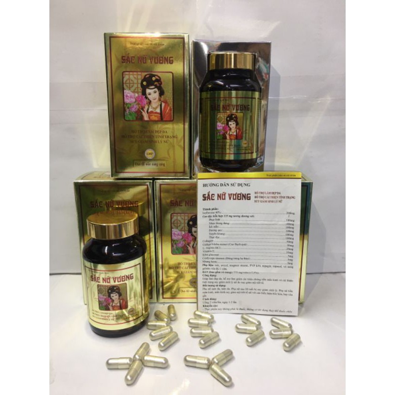 Sắc nữ vương đẹp da, sáng da, cải thiện trình trạng sinh lý nữ