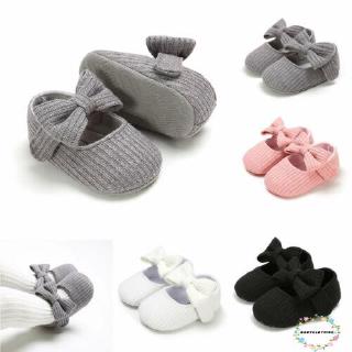 Giày sneaker mềm mại phối nơ thời trang dành cho bé gái
