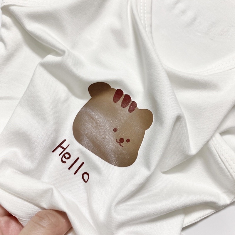 áo ba lỗ hình gấu minky mom chất thun lạnh siêu đẹp