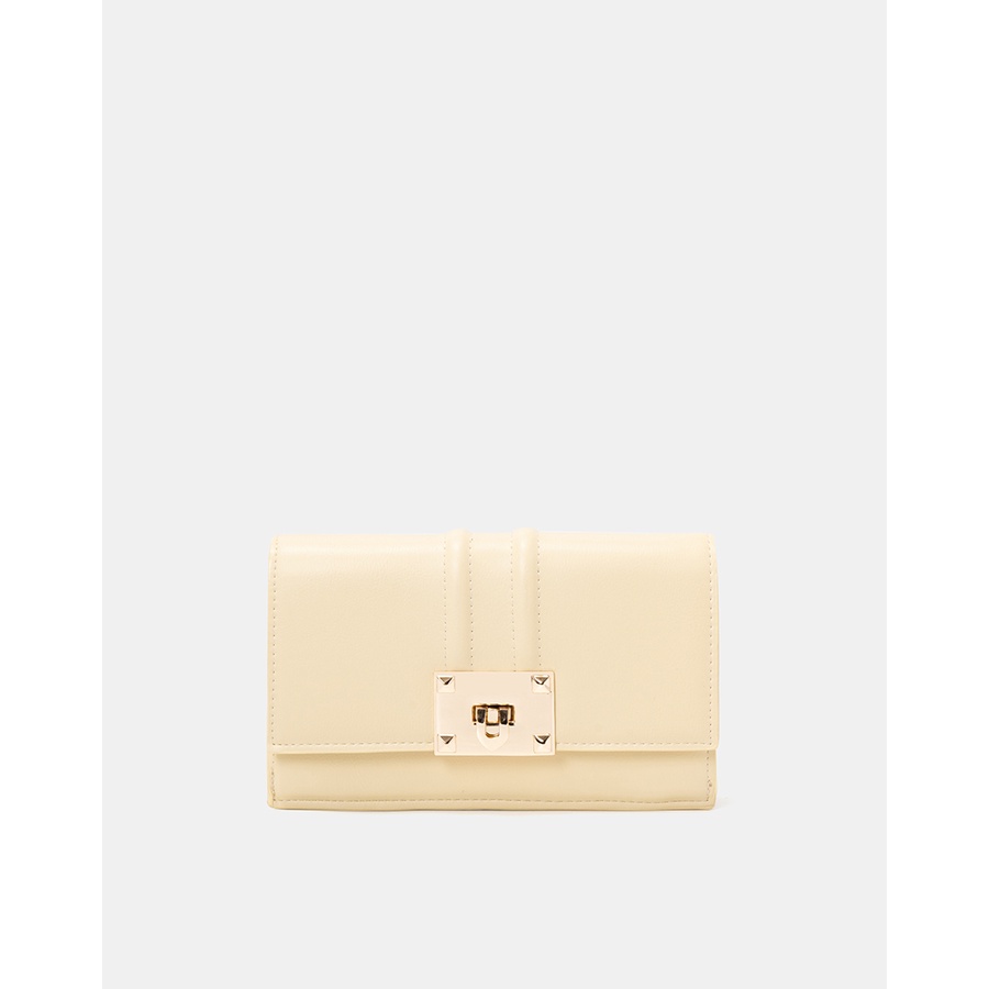 Ví Nữ Cầm Tay Thời Trang JUNO Da Trơn Khóa Trang Trí VI168