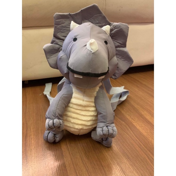 Balo zara khủng long xám cho bé siêu đẹp